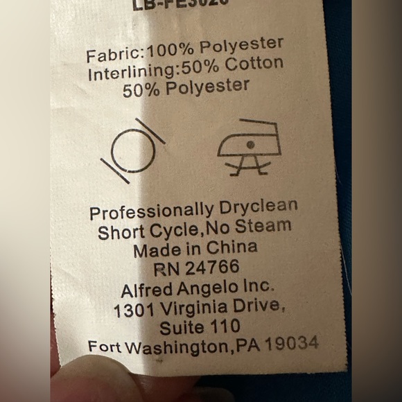 Alfred Angelo Marine Blue Sheer Baby Doll/Shift Midi Dress Sz 10 Draped … - Picture 12 of 16